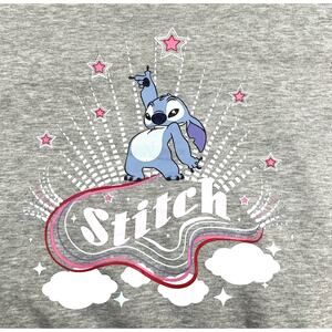 Disney Lilo Stitch Skinny Dip London Women's XXL Hoodie Mood Gray Pullover Star